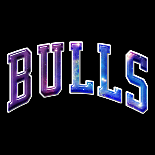 Galaxy Chicago Bulls Logo iron on paper